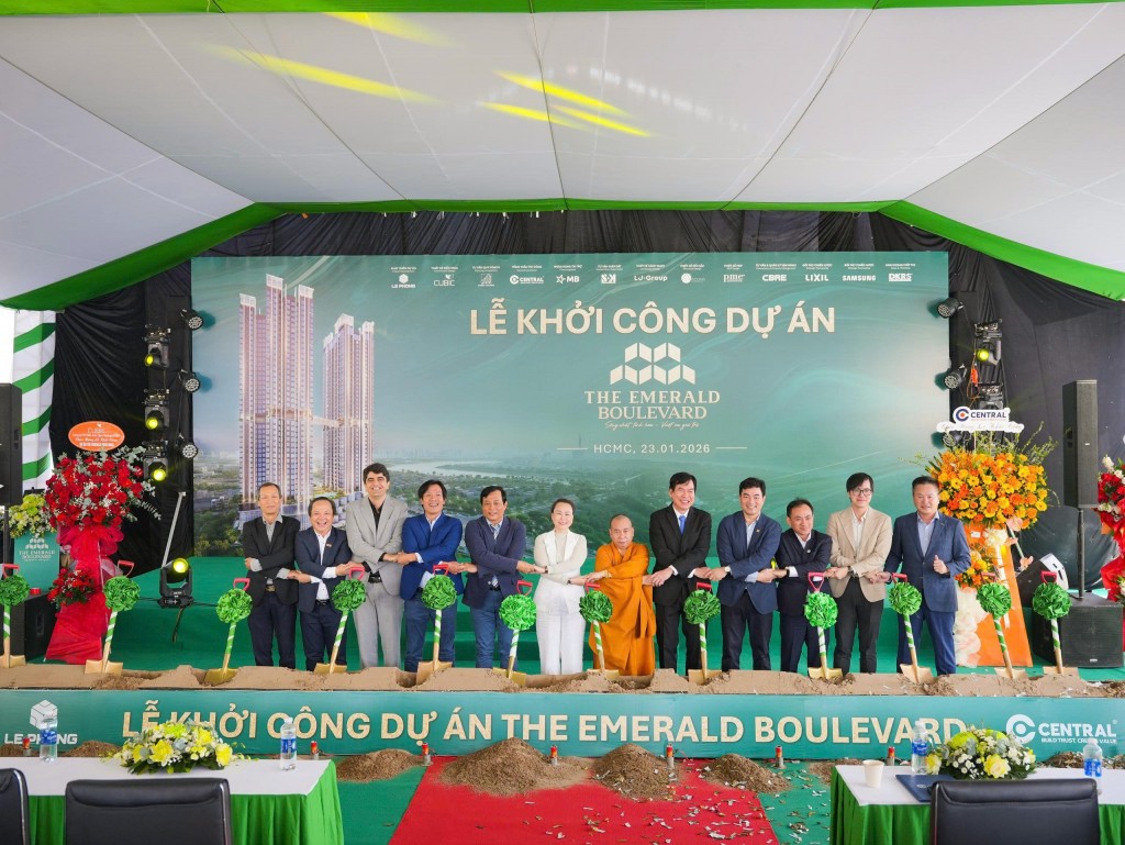 Khởi công khu căn hộ The Emerald Boulevard Lê Phong